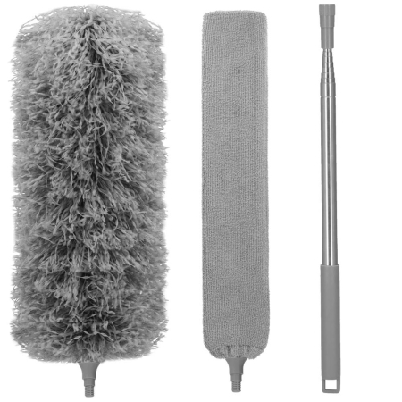 Disponibil livrare locker S - Pamatuf pentru praf cu coada telescopica pentru zone greu accesibile, 3 piese, 75-255 cm