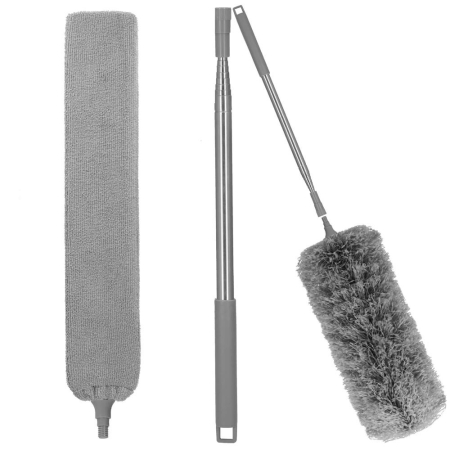 Pamatuf pentru praf cu coada telescopica pentru zone greu accesibile, 3 piese, 75-255 cm [16]