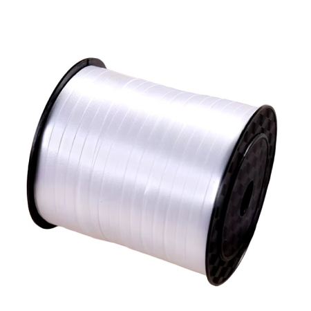 ✨TOATE PRODUSELE✨ - Panglica pentru Baloane, , Rola de 200 de Metri, din Rafie, Alba