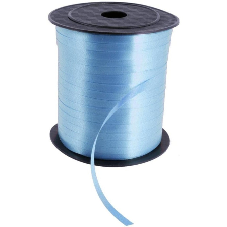 Panglica pentru Baloane, , Rola de 200 de Metri, din Rafie, Albastra [6]