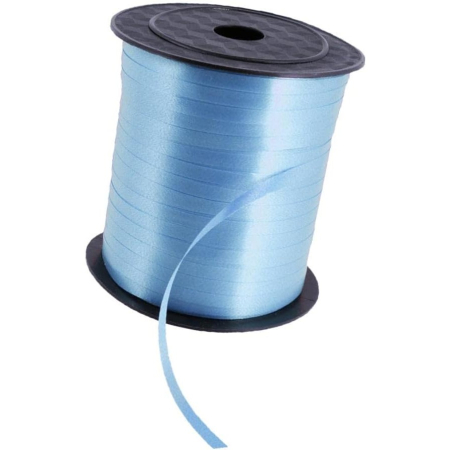 Panglica pentru Baloane, , Rola de 200 de Metri, din Rafie, Albastra [9]