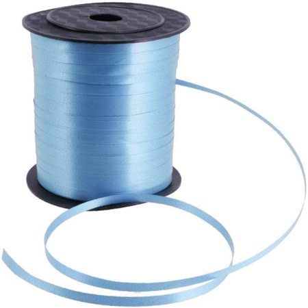 Panglica pentru Baloane, , Rola de 200 de Metri, din Rafie, Albastra [7]