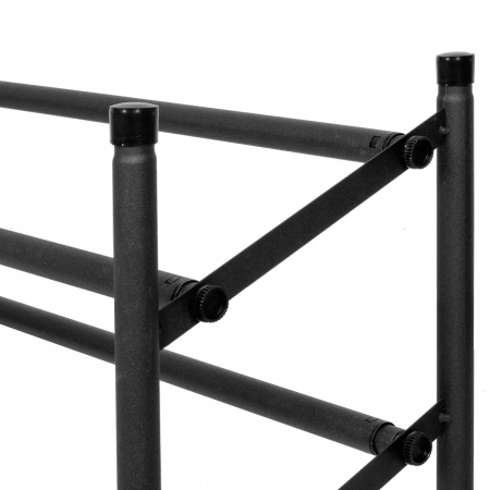 Pantofar extensibil cu 2 rafturi, 62-115cm, negru [4]