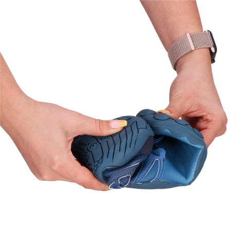 Pantofi plaja si apa, talpa cauciuc antiderapanta, material respirabil, albastru, marimea 44 [13]