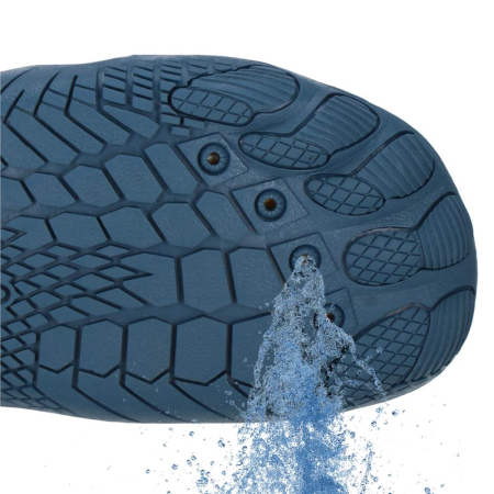 Pantofi plaja si apa, talpa cauciuc antiderapanta, material respirabil, albastru, marimea 44 [5]