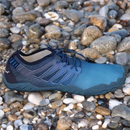 Pantofi plaja si apa, talpa cauciuc antiderapanta, material respirabil, albastru, marimea 44 [10]