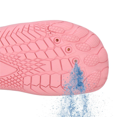 Pantofi plaja si apa, talpa cauciuc antiderapanta, material respirabil, roz, marimea 36 [12]