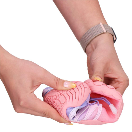 Pantofi plaja si apa, talpa cauciuc antiderapanta, material respirabil, roz, marimea 36 [1]