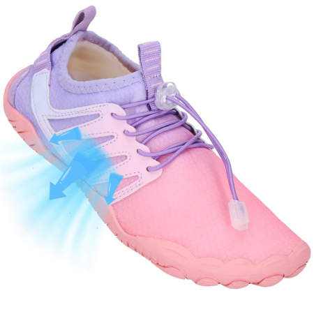 Pantofi plaja si apa, talpa cauciuc antiderapanta, material respirabil, roz, marimea 36 [2]