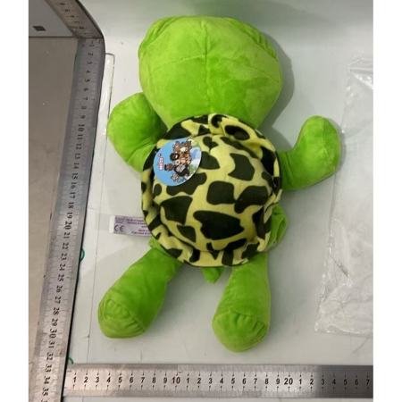 Papusa de Mana pentru Teatru de Papusi, , din Plus, 25 x 10 x 8 cm, Model Broasca, Verde [2]