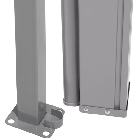 Paravan lateral pentru intimitate, extensibil, sistem fixare inclus, 160x300cm, gri deschis [10]