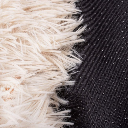 Pat Sersimo pentru caini si pisici, cu husa detasabila, bej, diametru 90cm [7]