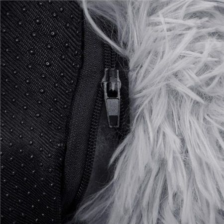 Pat Sersimo pentru caini si pisici, cu husa detasabila, gri, diametru 100cm [2]