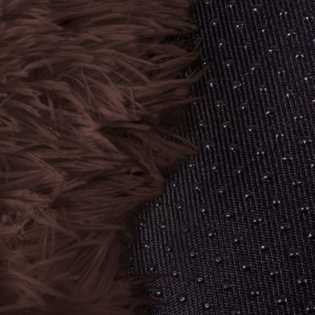 Pat Sersimo pentru caini si pisici, cu husa detasabila, maro, diametru 90cm [5]