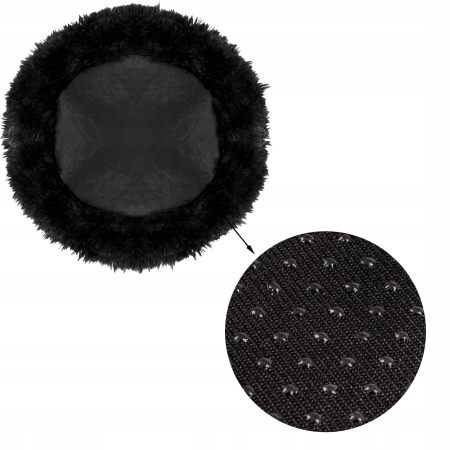 Pat Sersimo pentru caini si pisici, cu husa detasabila, negru, 40cm [12]