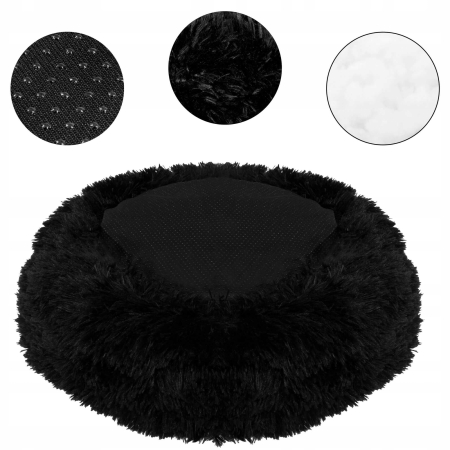 Pat Sersimo pentru caini si pisici, cu husa detasabila, negru, 40cm [11]