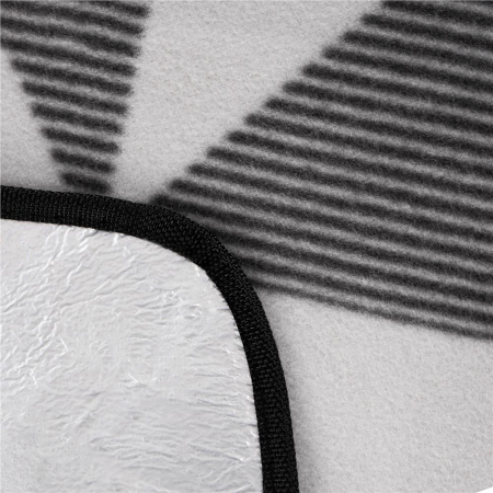 Patura pentru picnic sau plaja, cu folie izolatoare si maner, 180x220cm, gri [6]