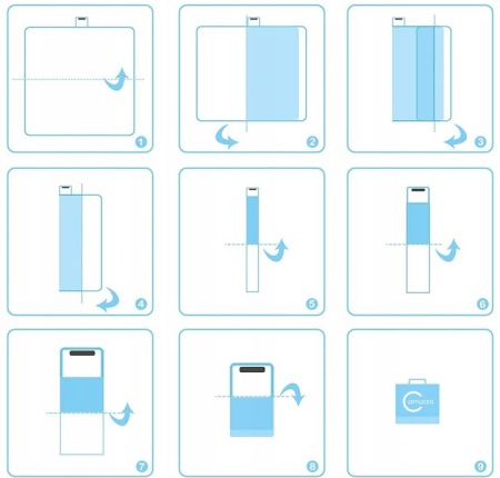 Patura pentru picnic sau plaja, cu folie izolatoare si maner, 200x200cm, alb albastru [9]