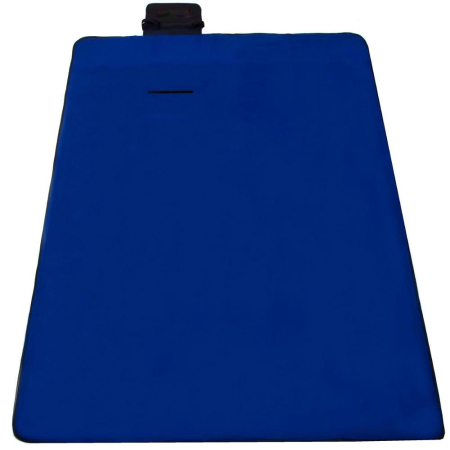Patura pentru picnic sau plaja, cu folie izolatoare si maner, 200x200cm, albastru cobalt [9]