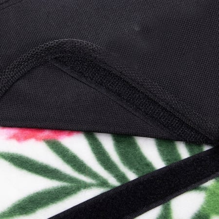 Patura pentru picnic sau plaja, cu folie izolatoare si maner, 160x200cm, floral [6]