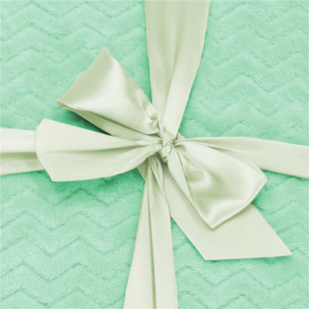 Patura pufoasa pentru 2 persoane, 2 fete, model in relief, 200x220cm, verde [5]