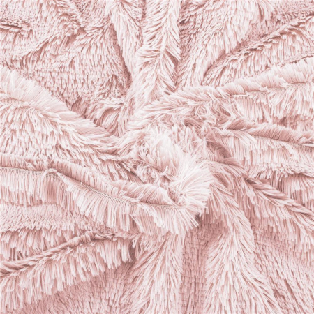 Patura pufoasa si calduroasa pentru 2 persoane, 160x200cm, roz [4]