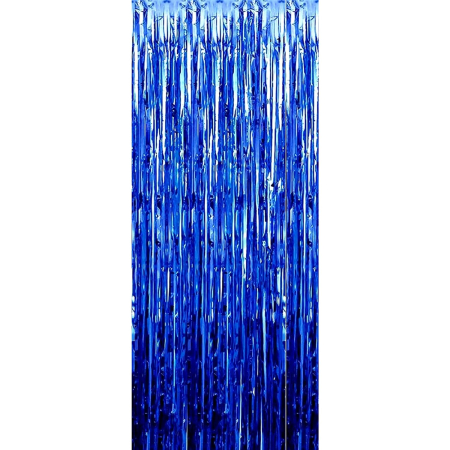 ✨TOATE PRODUSELE✨ - Perdea Franjurata, , Model Decor Petrecere, pentru Fundal de Poze, Amenajare Colorata a Petrecerii, Dimensiune 100x200 cm, Albastru Inchis