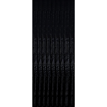 ✨TOATE PRODUSELE✨ - Perdea Franjurata, , Model Decor Petrecere, pentru Fundal de Poze, Amenajare Colorata a Petrecerii, Dimensiune 100x200 cm, Negru