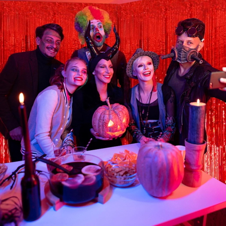 Perdea Franjurata, , Model Decor Petrecere, pentru Fundal de Poze, Amenajare Colorata a Petrecerii, Dimensiune 100x200 cm, Rosu [7]