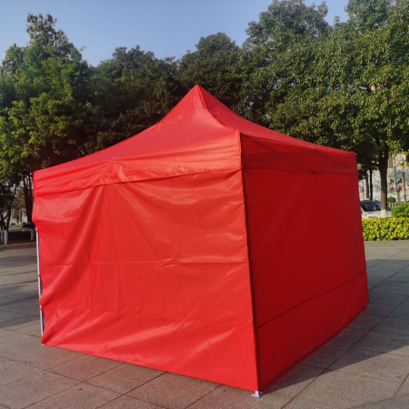 Perete Lateral Cort Evenimente 18 m, , material textil oxfort 700D Rosu [1]