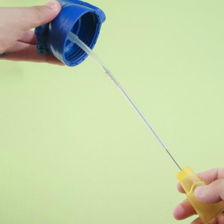 Perie 5 in 1 de Curatat Pahare, Cani, Sticle, , cu Maner Lung, Accesorii pentru Spalarea Paielor si Capacelor, Usor de Agatat, 36x7x7cm, Verde-Alb [7]