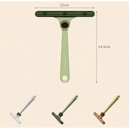 Perie de Indepartare a Scamelor, , pentru Haine si Par de Animale, cu Doua Fete, Manual, Multifunctional, 12x14.5 cm, Accesoriu pentru Casa, Verde [7]