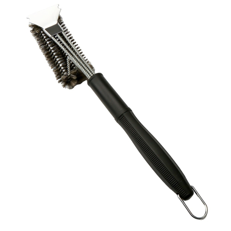 Accesorii Bucătărie - Perie de Sarma pentru Gratar, , Maner 45 cm, din Otel inoxidabil, 45X7X10, Negru