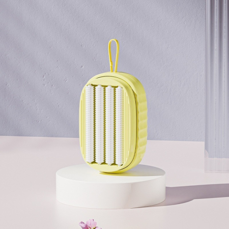 Perie de Spalat Haine, , cu Dispenser pentru Detergent, 4 Perii de Curatare, din ABS + PS, Galben [5]