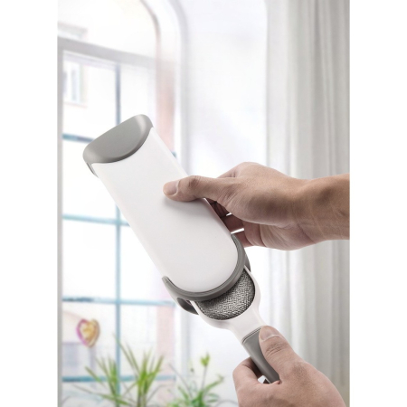 Perie Electrostatica, , Pentru Curatarea Parului de pe Haine si Tapiterii, 2 Fete, Autocuratare, 33 x 7.5 cm, Gri [2]