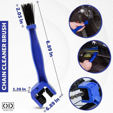perie curatat lant motocicleta original deals perie curatat lant bicicleta pvc rezistent perie curatare lant 3 in 1 motociclism ciclism perie pentru lant bicicleta scuter atv accesorii intretinere lant motocicleta bicicleta perie curatat transmisie bicicleta pinioane curatare rapida lant biciclete motociclete perie lant albastra pvc rezistenta perie curatare lant dimensiune 25x5 cm perie pentru intretinere lant si pinioane [16]