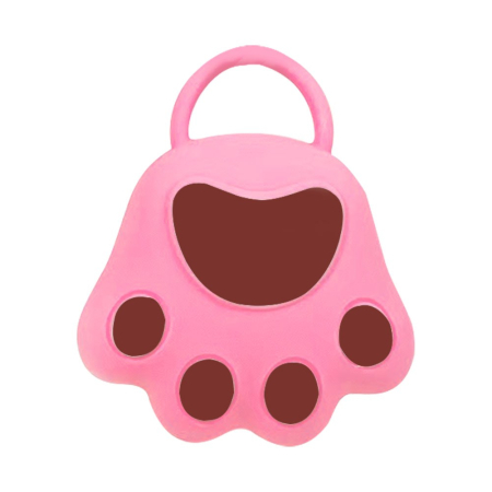 ✨TOATE PRODUSELE✨ - Perie pentru Masajul Scalpului, Perie pentru Sampon, Labuță de Pisică, Dimensiune 7x8 cm, Curatarea si Mentinerea Curata a Parului, Roz