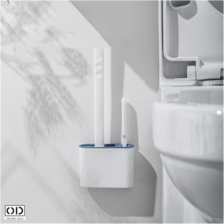 Perie de WC Perie Toaleta Perie pentru vasul de Toaleta Perie curatat WC Perie din silicon pentru WC Perie curatat wc din silicon Perie pentru WC Perie pentru Curatenie baie [1]