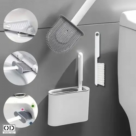 Perie de WC Perie Toaleta Perie pentru vasul de Toaleta Perie curatat WC Perie din silicon pentru WC Perie curatat wc din silicon Perie pentru WC Perie pentru Curatenie baie