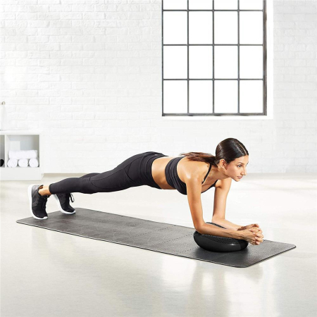 Perna fitness pentru echilibru, diametru 34cm, pompa inclusa, neagra [1]