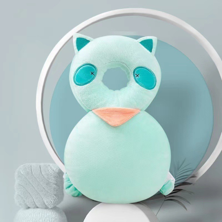 Perna tip Rucsac pentru Protectia Capului, , Tetiera tip Raton, pentru Bebelusi, 33x6x19 cm, 180 g, Turcoaz [2]