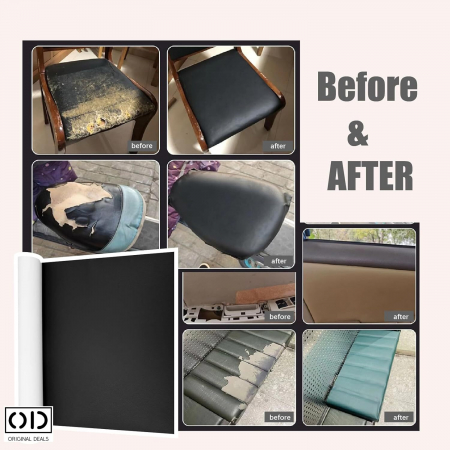 Piele Ecologica Autoadeziva Reconditioanare canapea Spalare Curatare Canapea Piele Adeziva pentru Reconditionare Piele Autoadeziva Ecologica Folie din Piele Adeziva Reconditionare Tapiterie Masina [5]