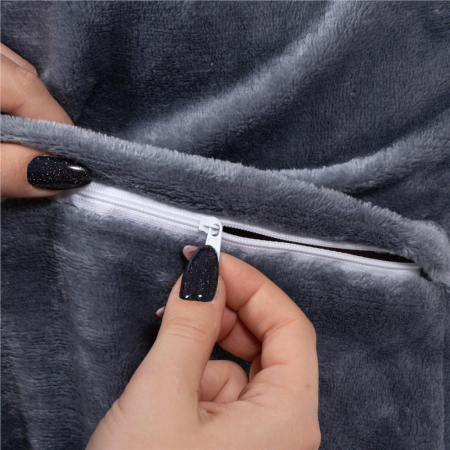 Pijama tip salopeta pentru adulti, model Lemur, marime S [10]