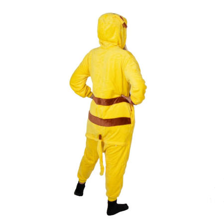 Pijama tip salopeta pentru adulti, model Pikachu, marime M [22]