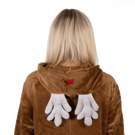 Pijama tip salopeta pentru adulti, model Ren, marime M [5]