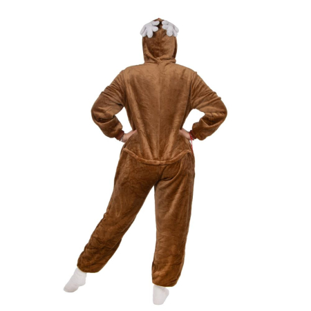 Pijama tip salopeta pentru adulti, model Ren, marime M [11]