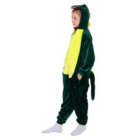 Pijama tip salopeta pentru copii, model Dragon, marime 110-120cm [3]