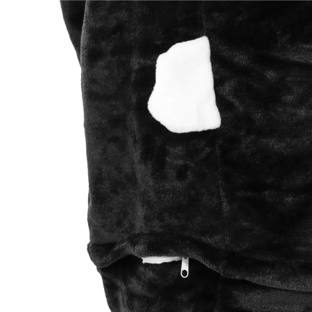 Pijama tip salopeta pentru copii, model panda, marime 125-140cm [20]