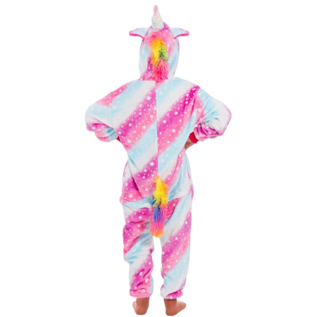 Pijama tip salopeta pentru copii, model unicorn, marime 130-140cm [22]