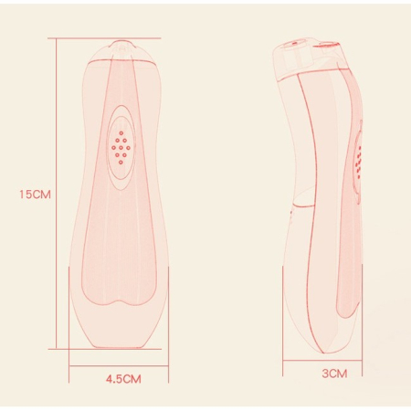 Pila Electrica Unghii pentru Bebelusi, , 6 Piese, 15 x 4.5 x 3 cm, Silentios, 0-3 Ani, 4 Trepte de Viteza, Albastru [7]